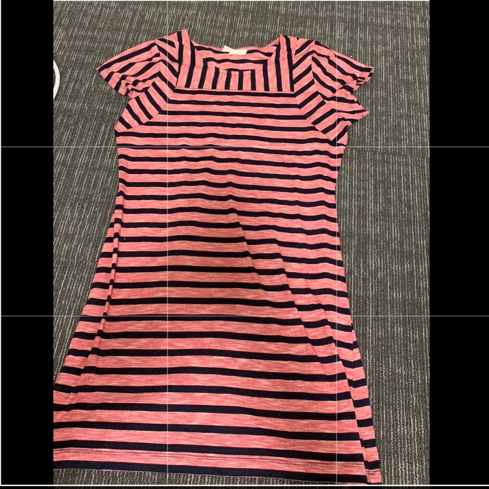 Red and blue striped dress - Picture 1 of 3